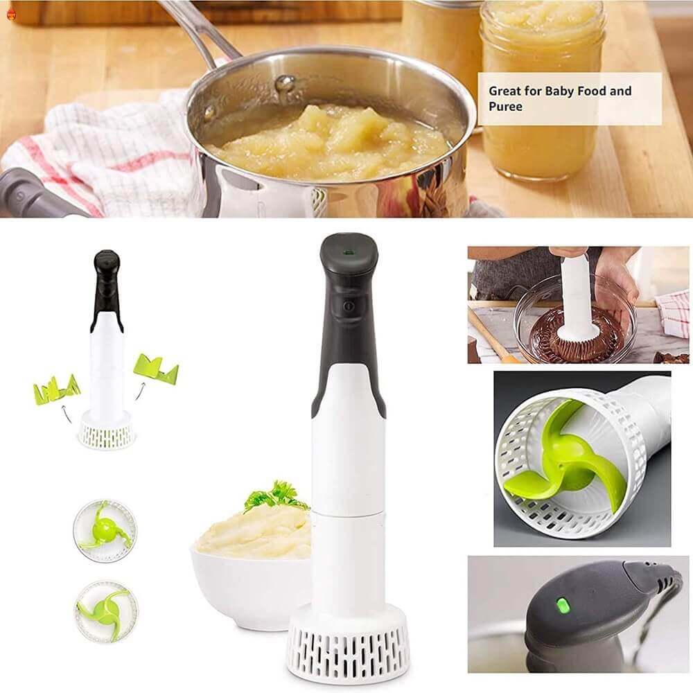 Electric Potato Masher Hand Blender 3in1 Set Multi Tool Tech
